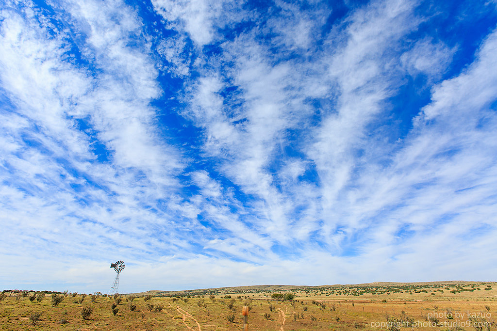 Clouds over New Mexico landscape