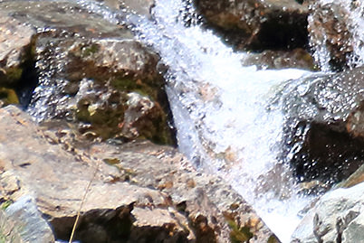 Close-up of rocks in stream (soft)