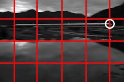 Using a grid display to photograph a bullet train