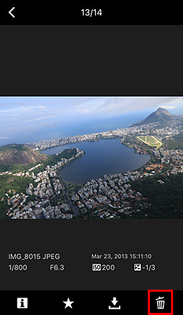 Camera Connect screen