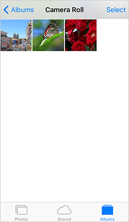 Camera Connect screen