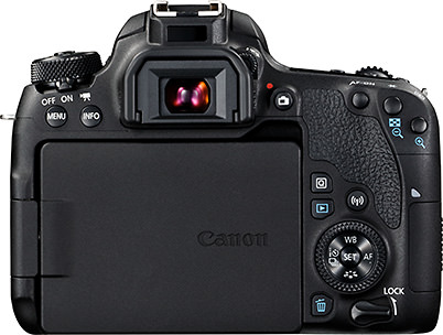 EOS 77D rear