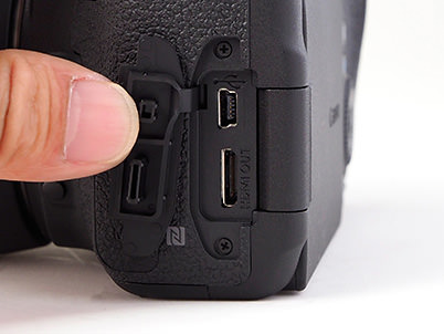 EOS 77D HDMI and Digital terminals