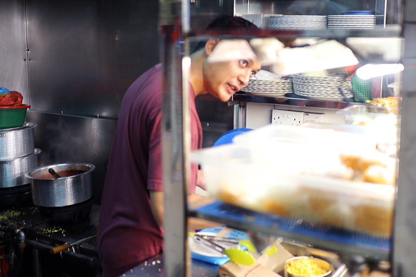 listening intently to a customer's requests