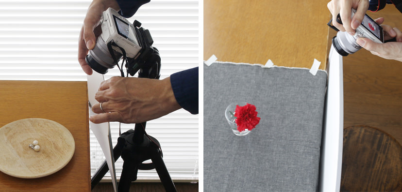 Using a white reflector board