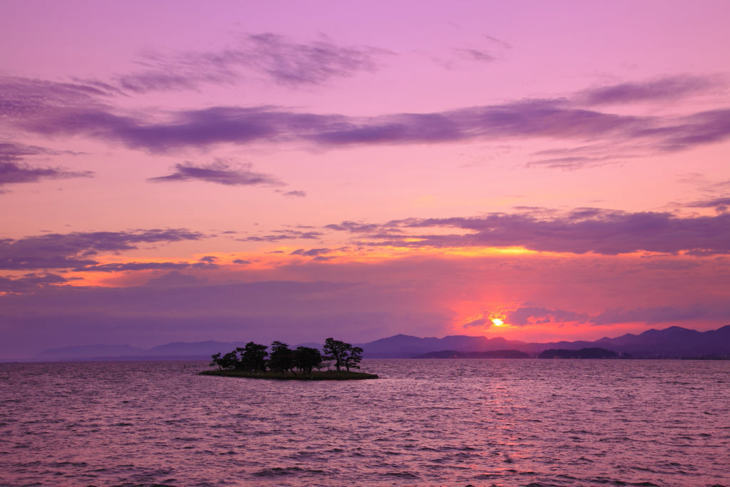 Sunset, taken with the EOS 5D Mark