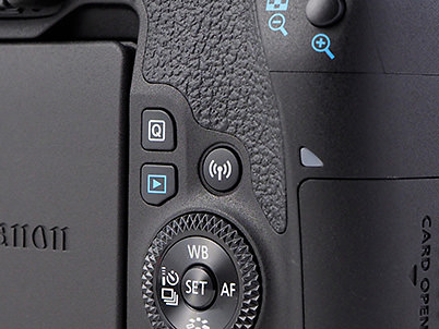 EOS 77D Wi-Fi button