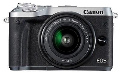 EOS M6 viewed from different angles