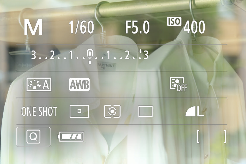 Manual exposure visual