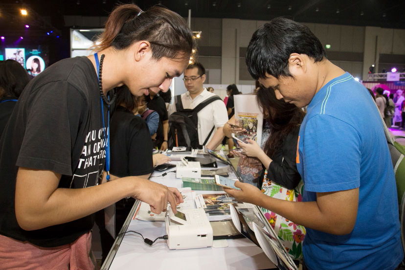 SELPHY experience corner