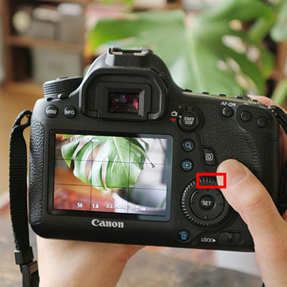 Exposure compensation on the EOS 6D