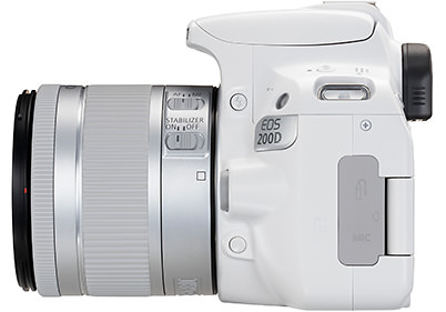 EOS 200D (white) left