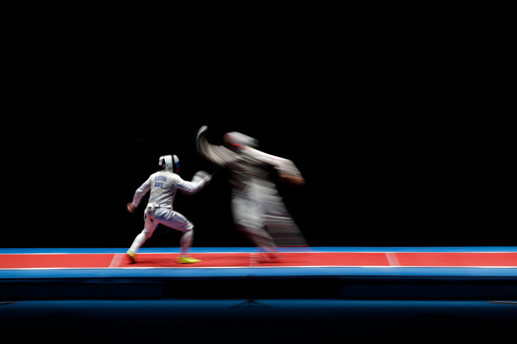 A slow shutter image that juxtaposes stillness with motion