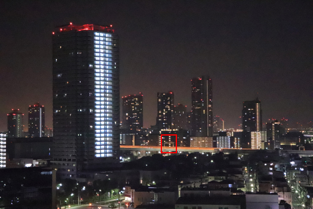 EOS 200D – Night photograph at ISO 25600