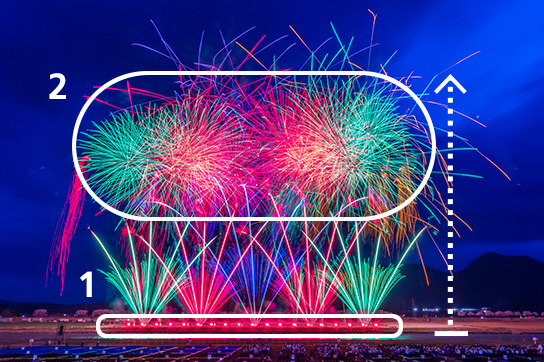 Fireworks photography b(when to release shutter)