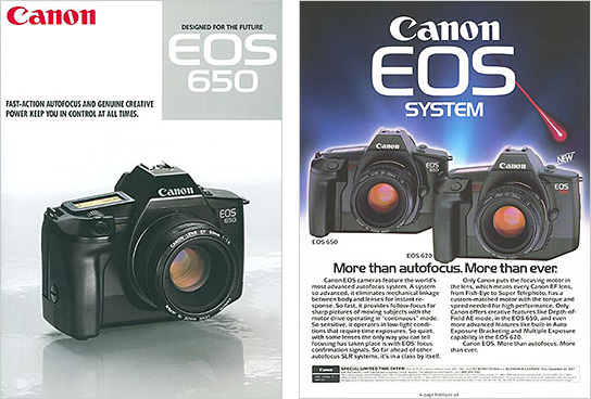 EOS 650 & 620 catalogue