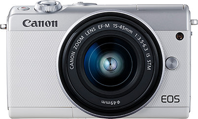 EOS M100 white (front)