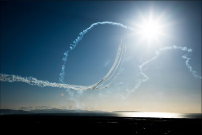 Morning sky, shot in sunlight