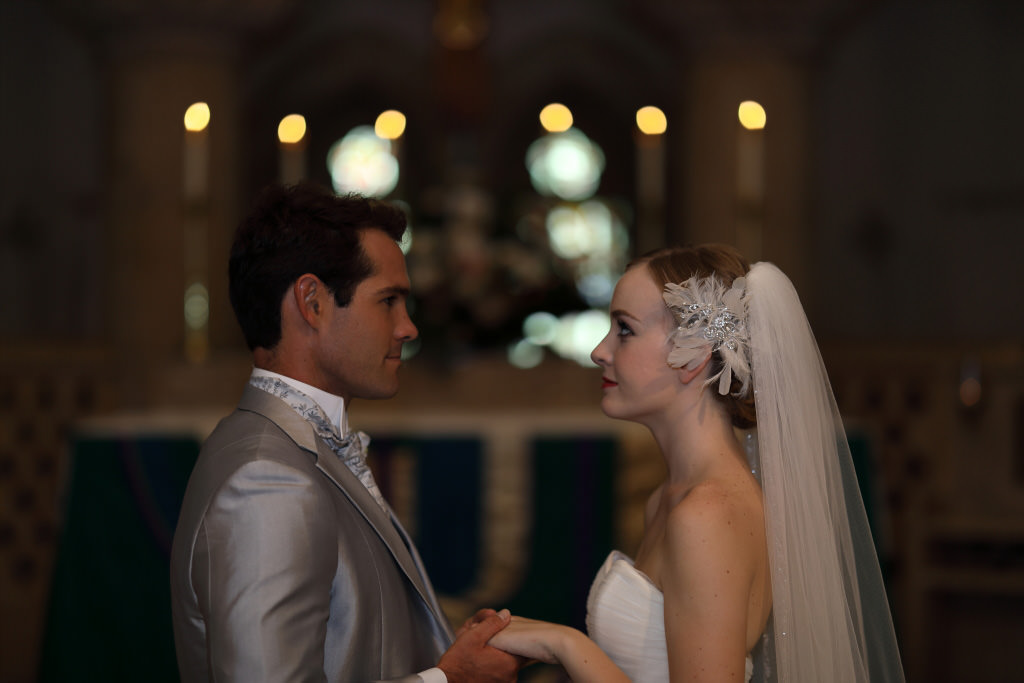 An indoor wedding photo, shot with the EF85mm f/1.4L IS USM