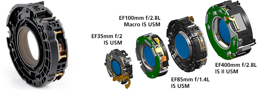 EF85mm f/1.4L IS USMのIS unit