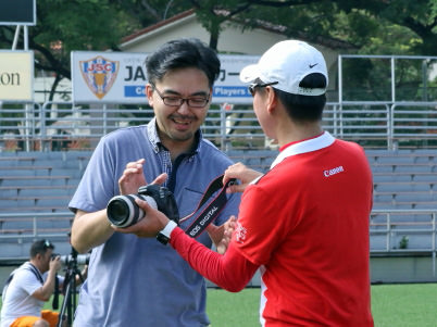 Canon Photo Party staff in action