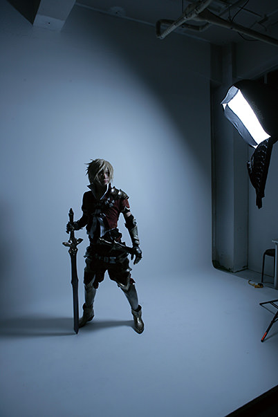 Shot with softbox, no grid