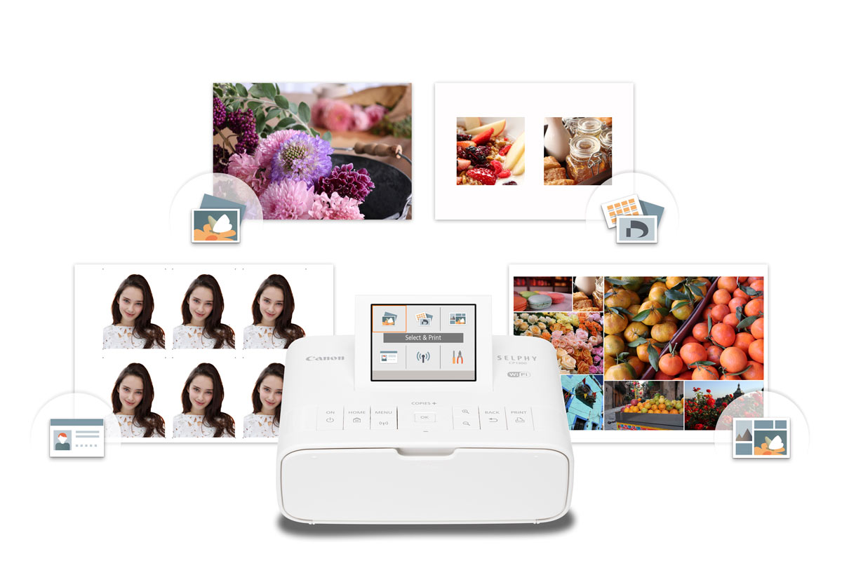 compact photo printer selphy