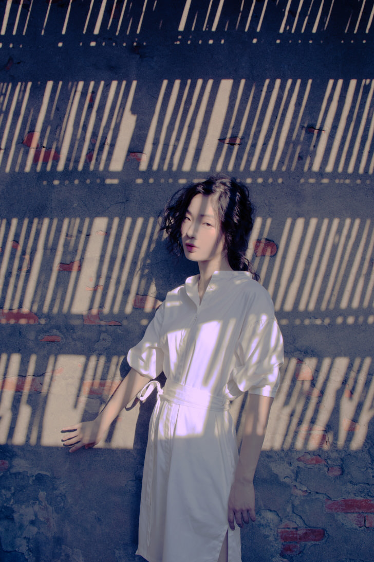 Chen Yung Hua, portrait of woman (shadows)