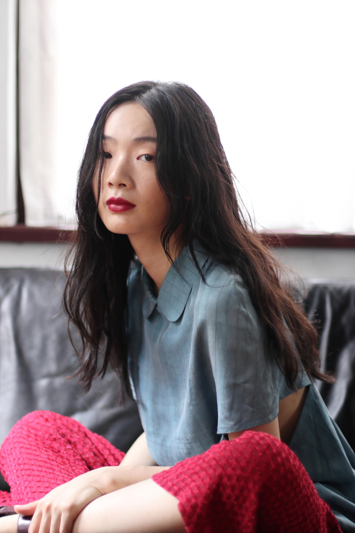 Portrait of woman, shot with EOS M6 using a mount adapter