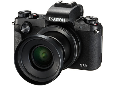 PowerShot G1 X Mark III with Lens Hood LH-DC110