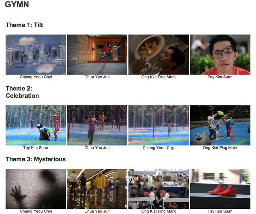 Submitted images from GYMN
