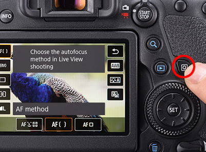 Quick Control button