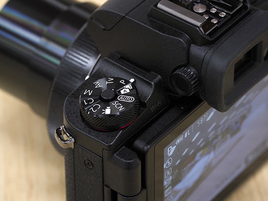 PowerShot G1 X Mark III mode dial