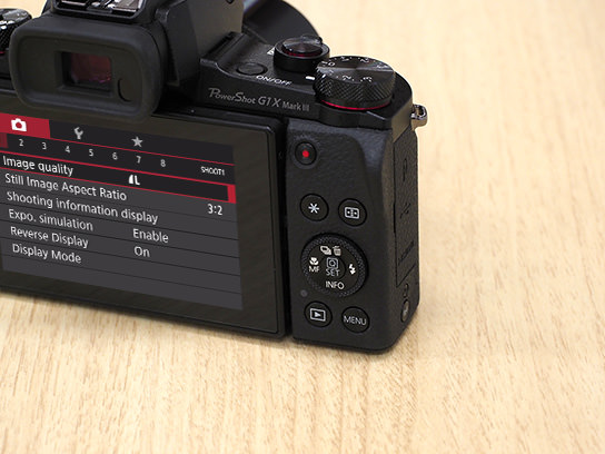 PowerShot G1 X Mark III rear