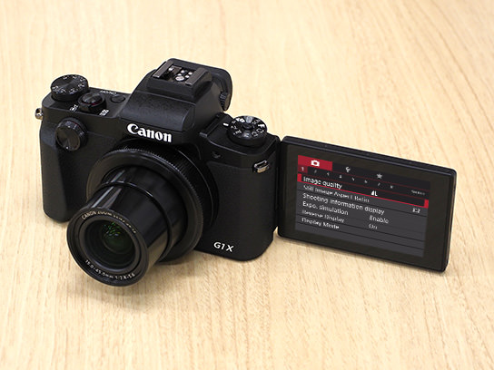 PowerShot G1 X Mark III Vari-angle screen