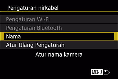 Pengaturan EOS M100 Wireless