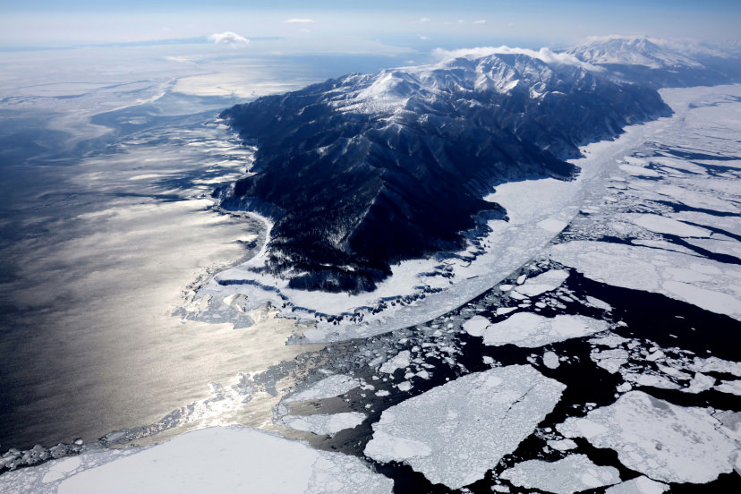 Shiretoko cape ice