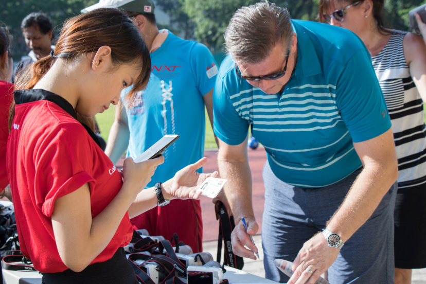 Canon Photo Party parent loaning camera