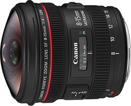 EF8-15mm f/4L Fisheye USM