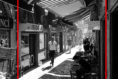 straight and level image composition, standard angle of view