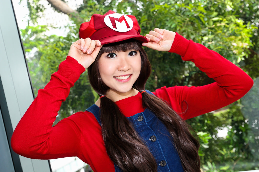 Cosplayer Mario