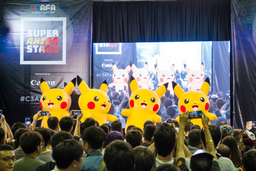 Pikachu stage dance