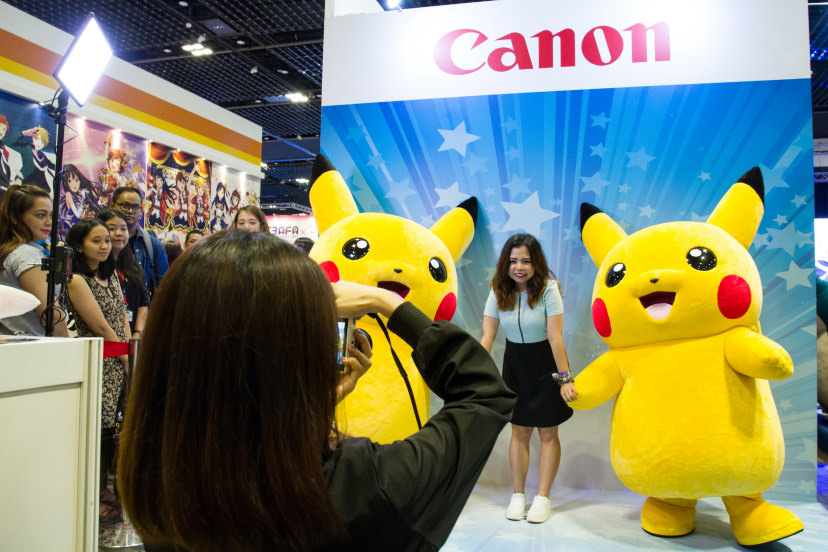 Canon photobooth pikachu