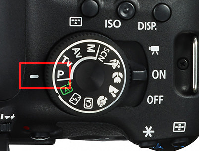 Camera mode dial