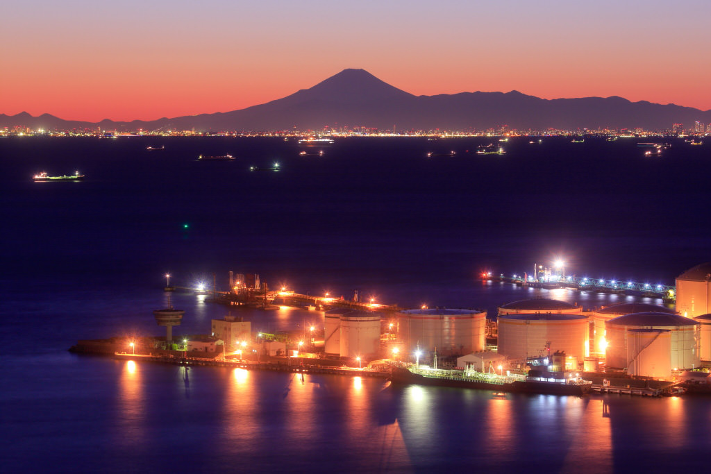 Mt Fuji from Chiba Port Tower