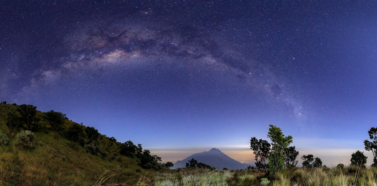 merbabu astrophotography with Canon