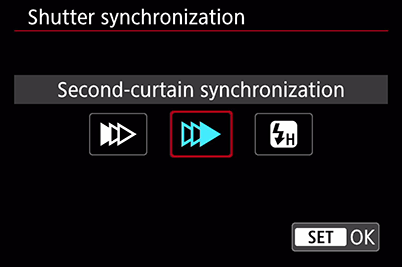 Shutter sync modes
