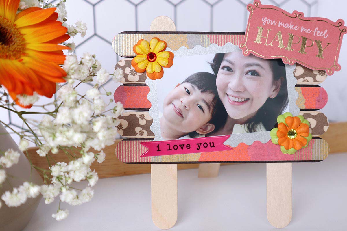 DIY crafts for mother's day with Canon SELPHY CP1300 and EOS M100