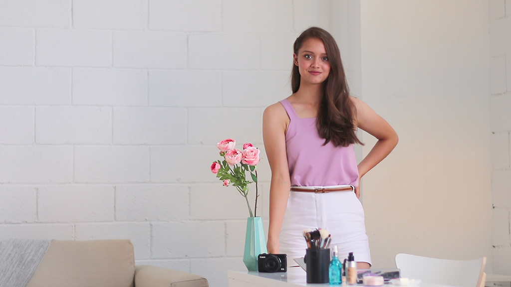 female with eos m100