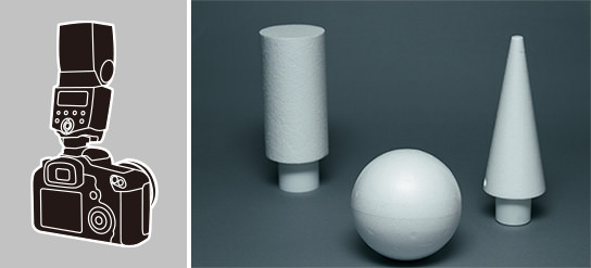 Ceiling bounce flash,pointing at ceiling